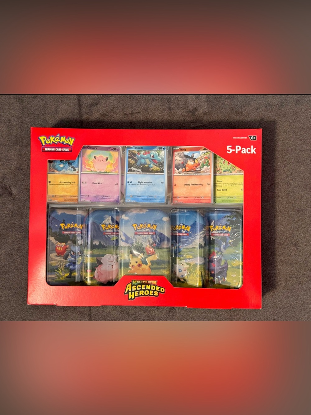 Pokemon Ascended Heroes Mini-Tin 5 Pack
